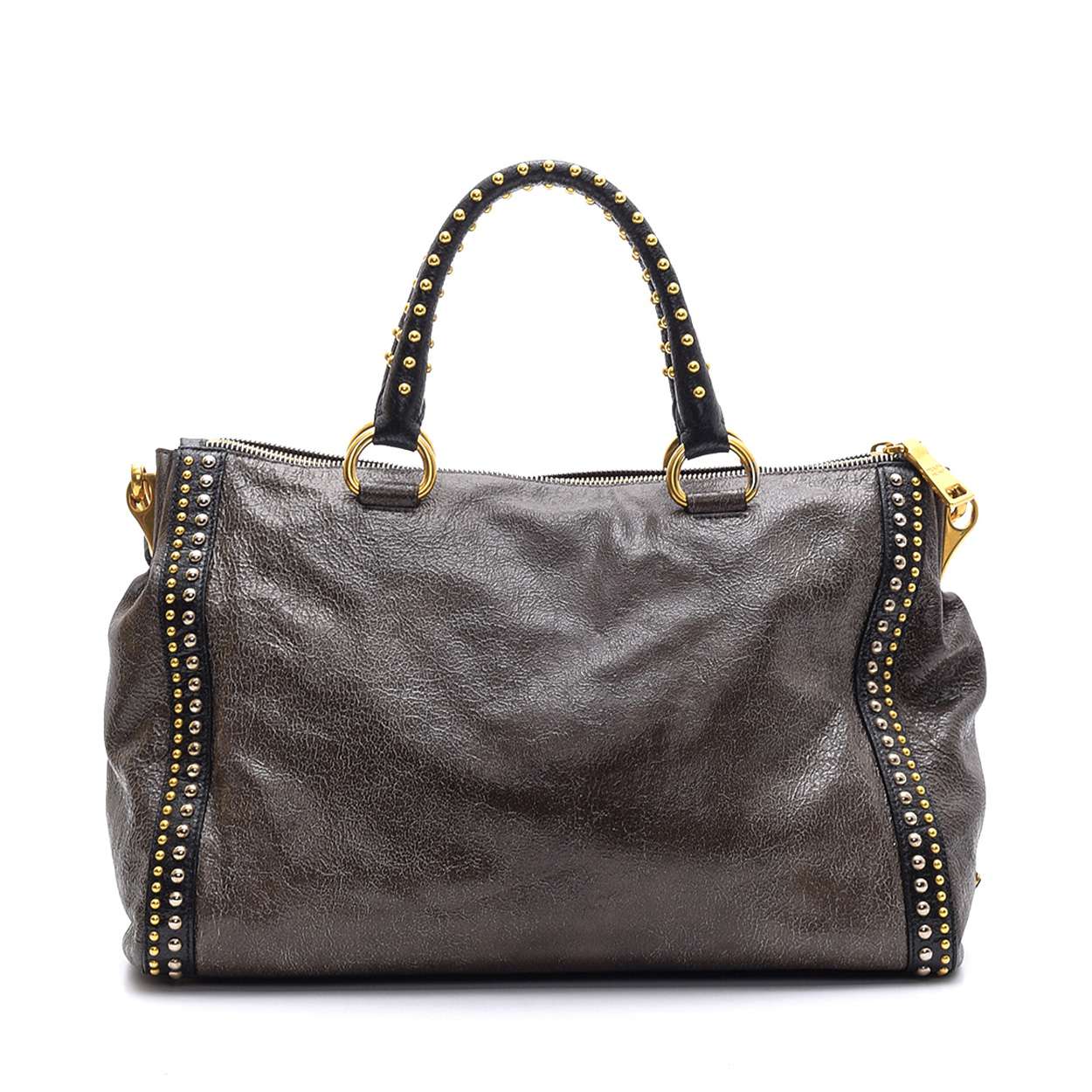 Prada -  Bauletto Tophandle and Shoulder Bag 